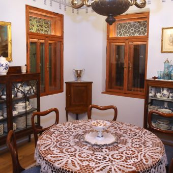 Blue salon at Russian Dacha
