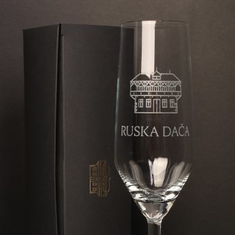 Russian Dacha champagne glass